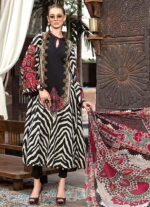 Maria B Embroidered Lawn 3Pcs Unstitched V35 - Image 2