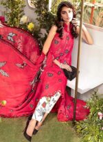 Maria B Lawn Embroidered 3 Pcs Unstitched Suit V55 - Image 2