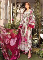 Maria B Lawn Embroidery 3Pcs Unstitched Suit V13