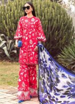 Maria B Lawn Collection 3Pcs Unstitched Suit V5