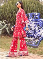 Maria B Lawn Collection 3Pcs Unstitched Suit V5 - Image 2
