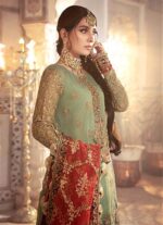 Maria B Mysoori Zari Net 3Pcs Unstitched Suit V67 - Image 3