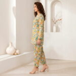Digital Premium Lawn Floral Print Unstitched 2 Piece Suit - Image 2