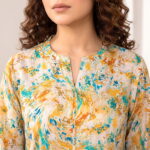 Digital Premium Lawn Floral Print Unstitched 2 Piece Suit - Image 4