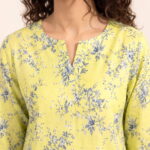 Digital Premium Lawn Floral Print Unstitched 2 Piece Suit - Image 4